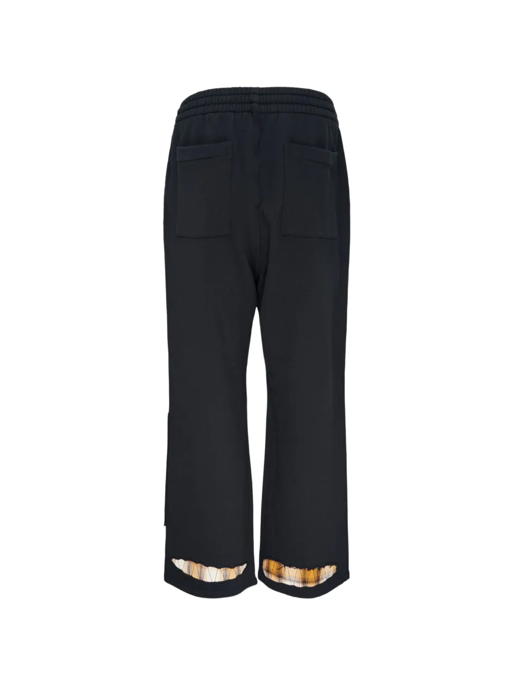We11done repaired-effect track pants Zwart