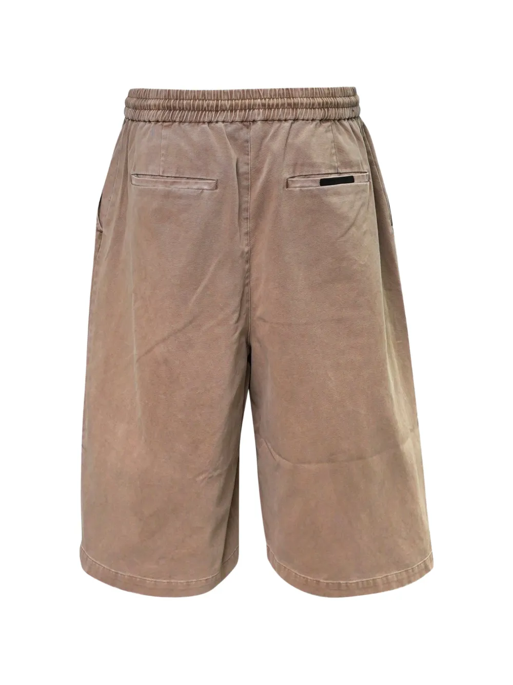 FEAR OF GOD ESSENTIALS cotton twill lounge drawstring shorts Beige