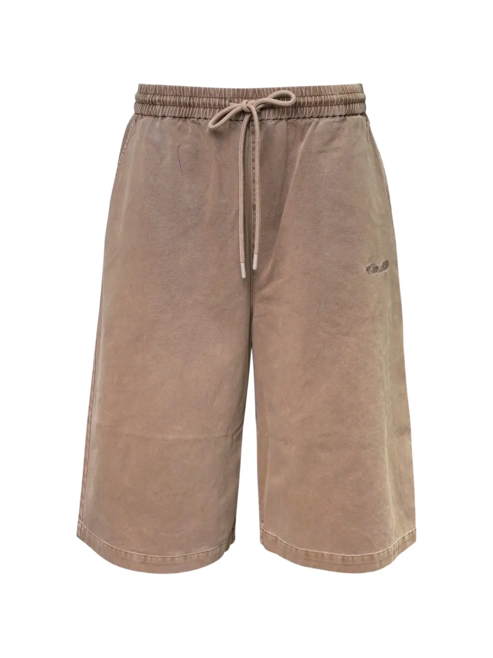FEAR OF GOD ESSENTIALS cotton twill lounge drawstring shorts - Toni neutri