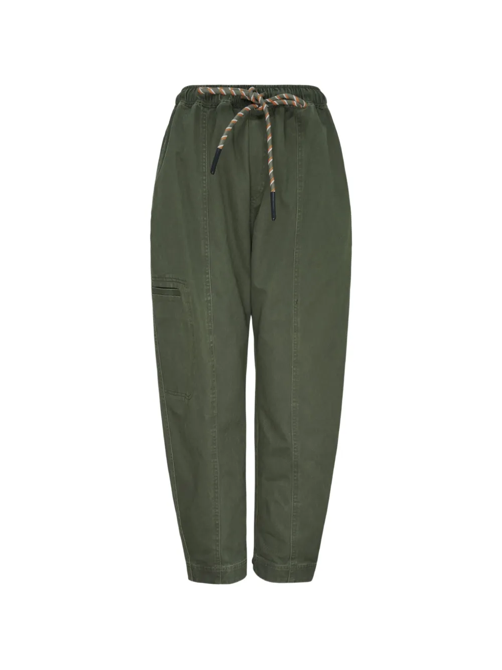 Lee Mathews Harper broek van katoenen drill Groen