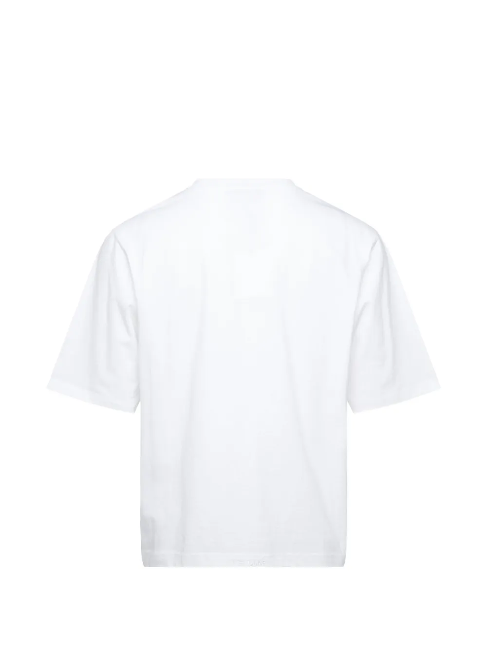 We11done crystal-embellished logo T-shirt Wit