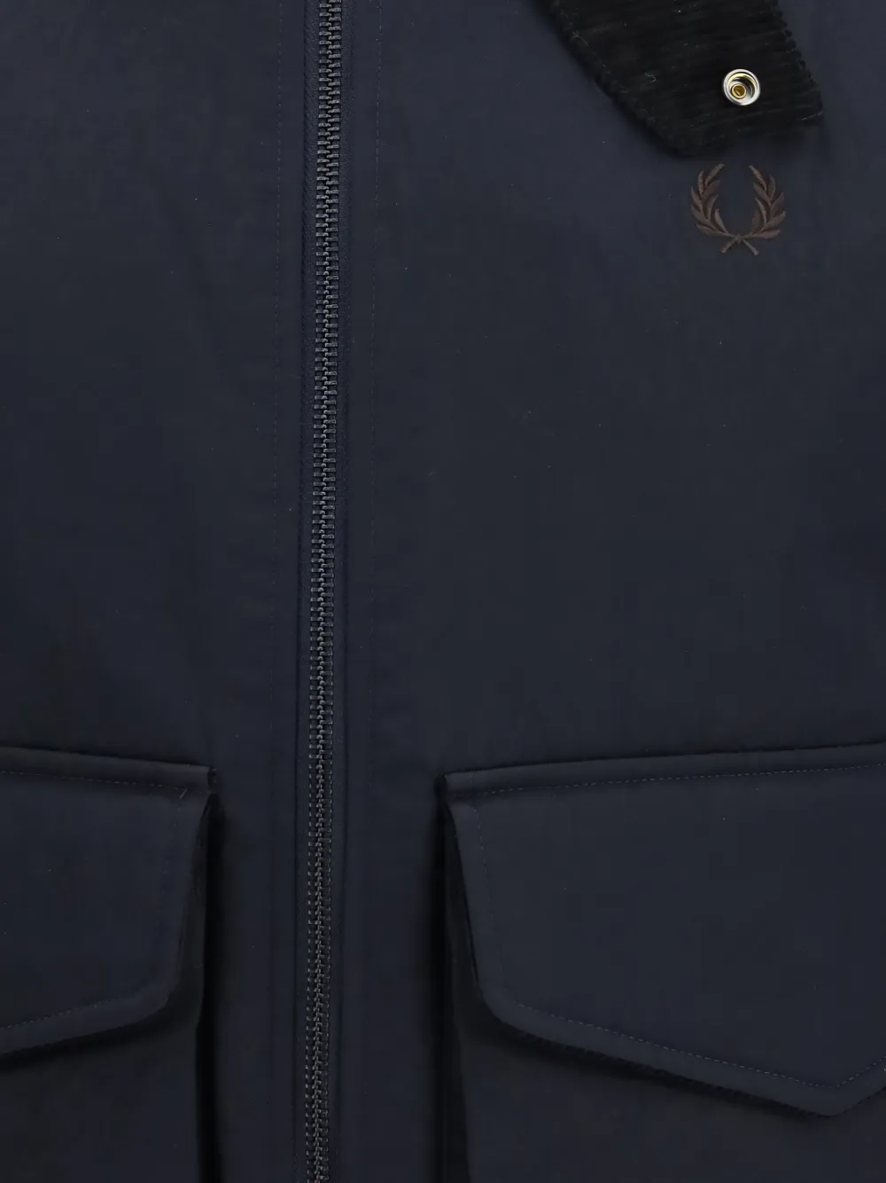 Fred Perry Caban zip-up jacket Blauw