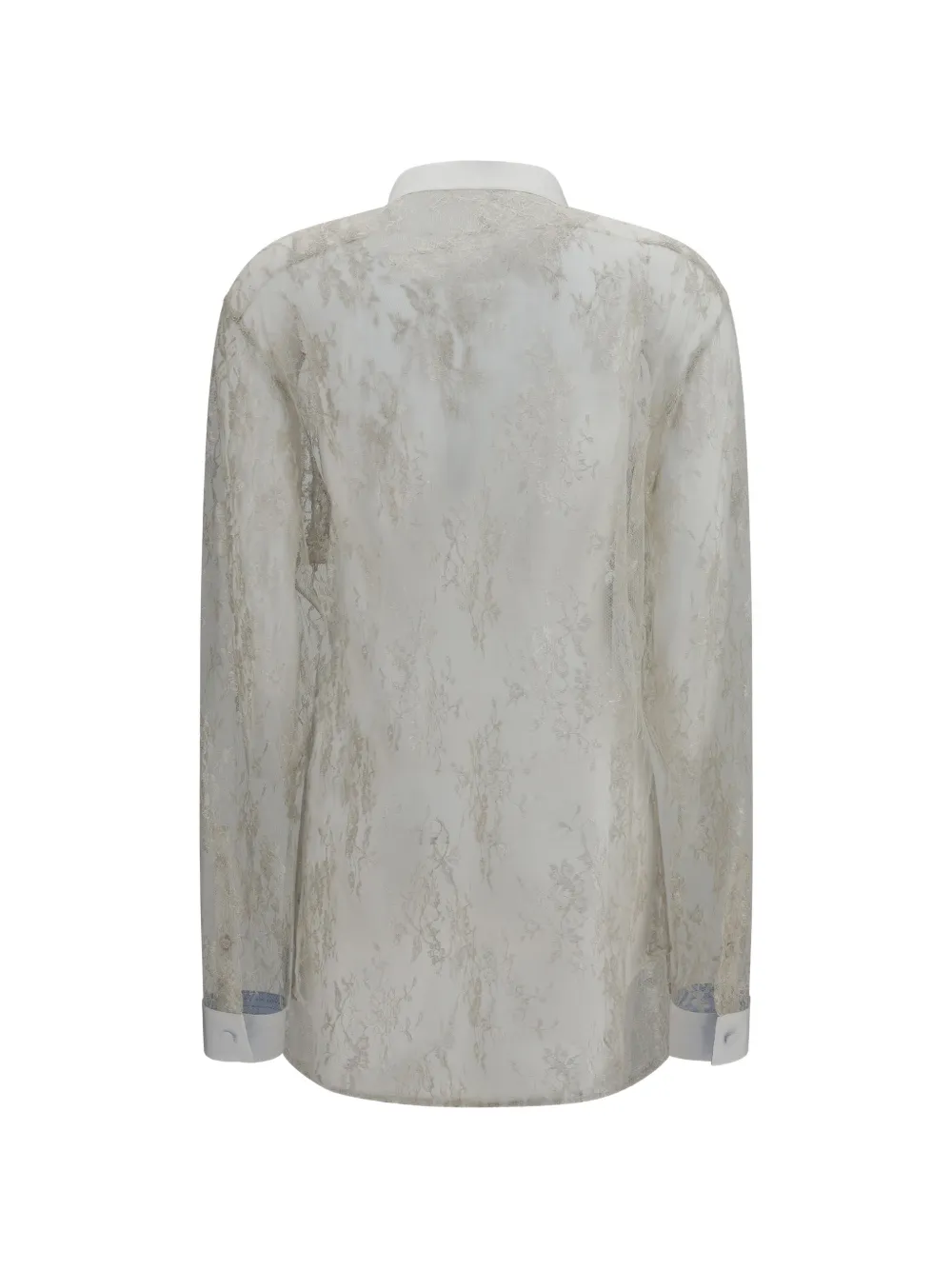 TOM FORD embroidered lace shirt Beige