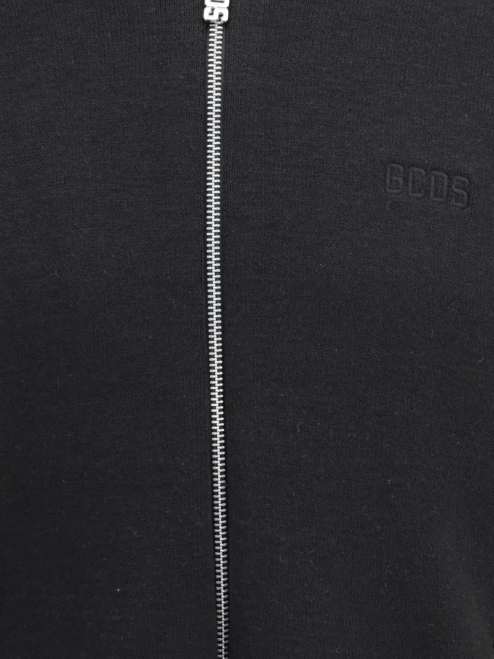GCDS logo-patch hoodie Zwart