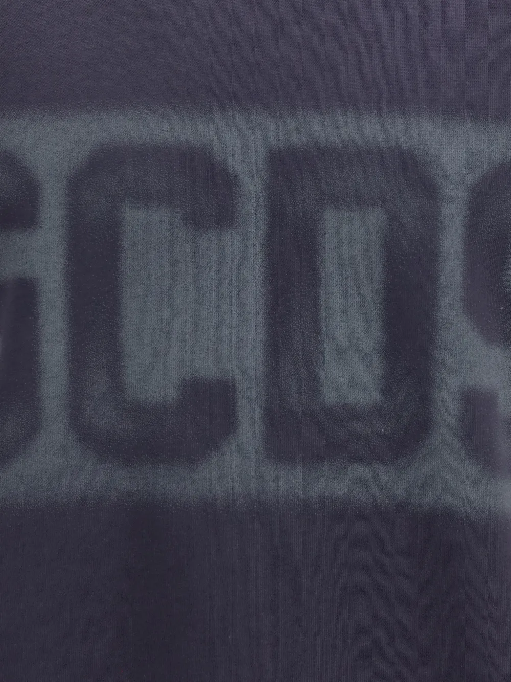 GCDS logo-spray sweatshirt Grijs