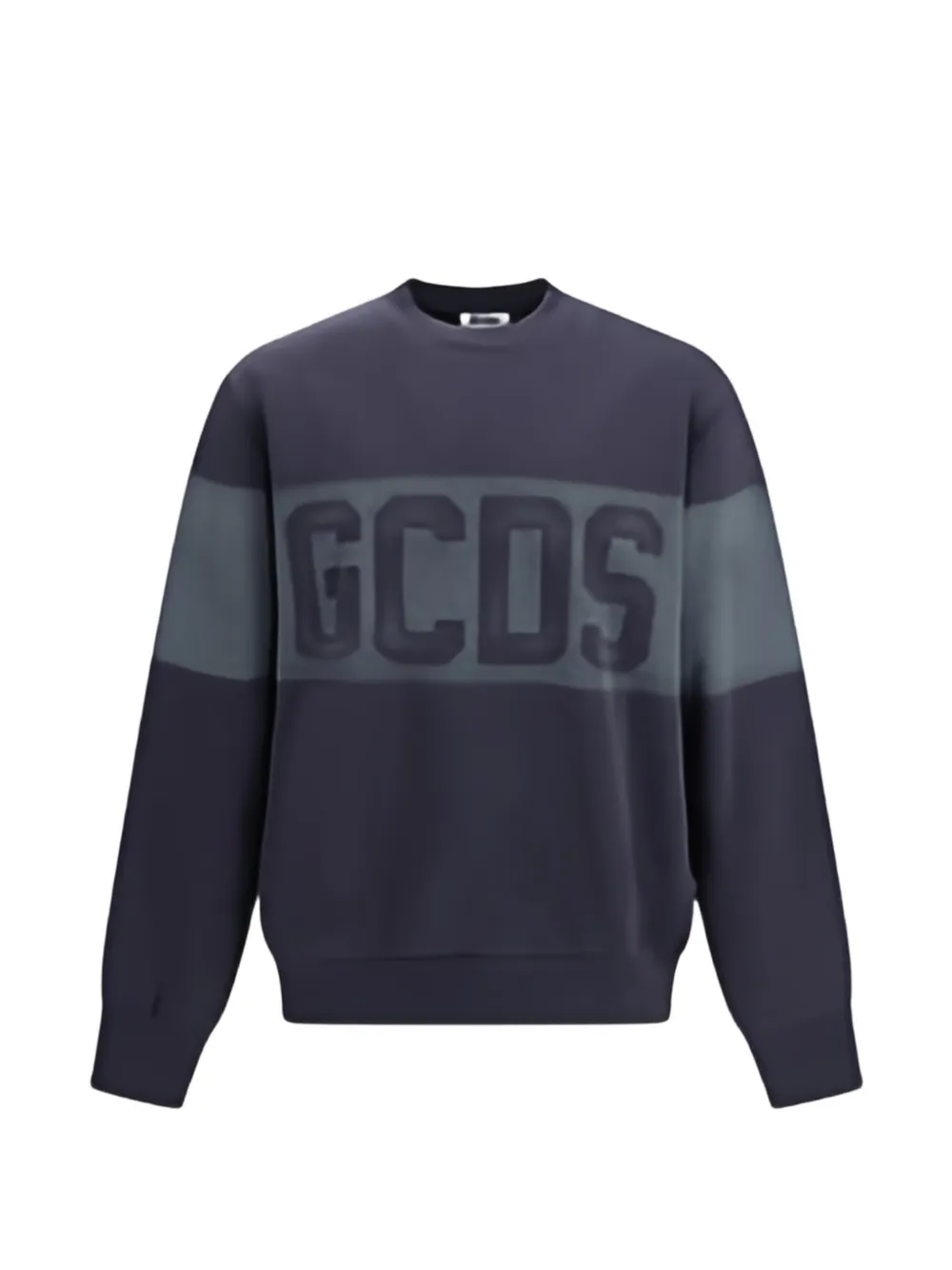 GCDS logo-spray sweatshirt Grijs