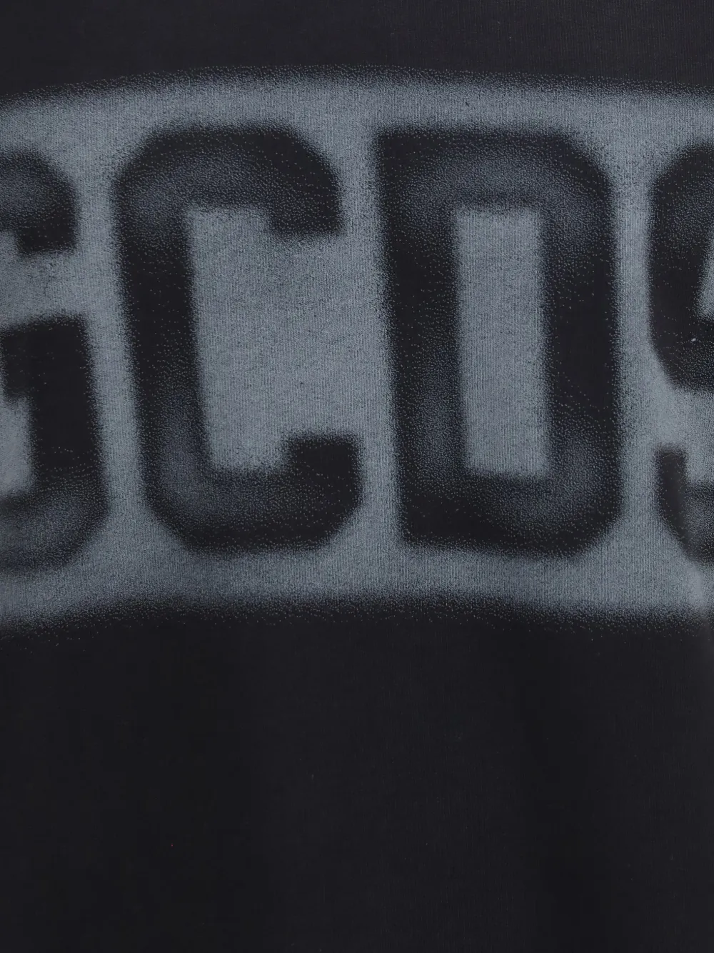 GCDS logo-print sweatshirt Zwart