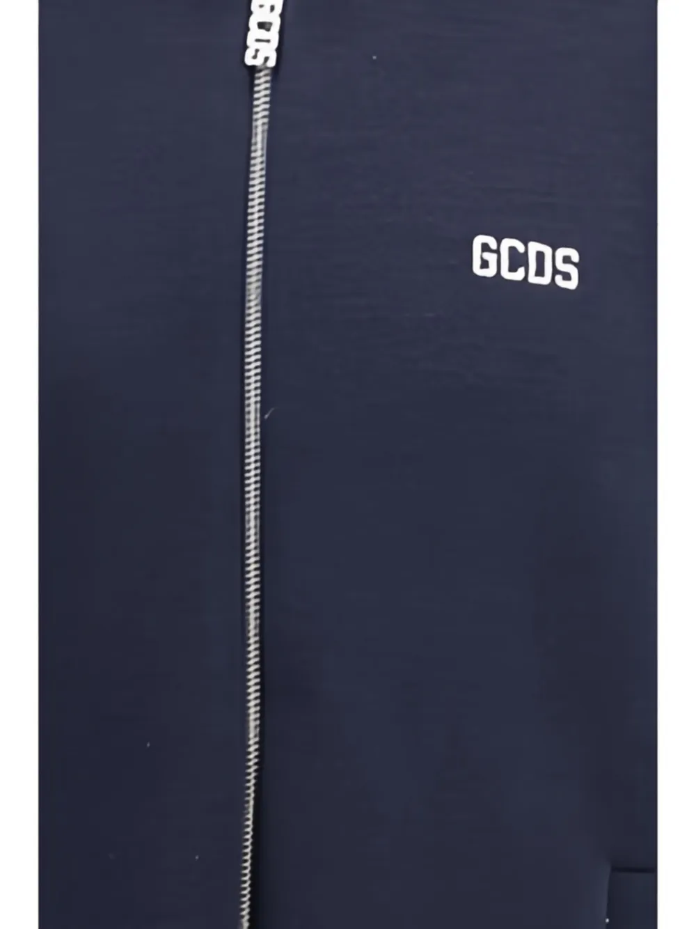 GCDS logo-patch hoodie Blauw