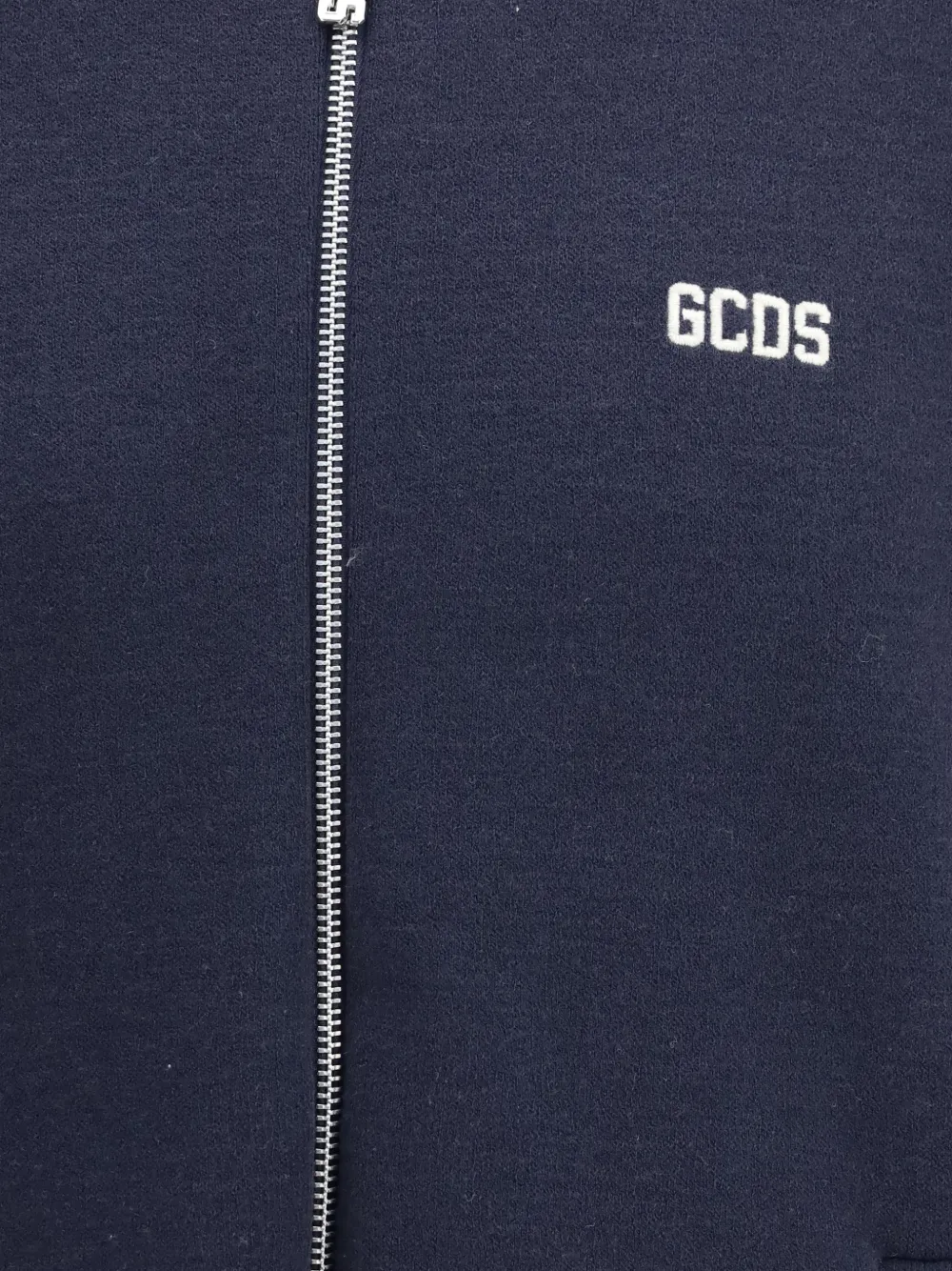 GCDS logo-patch hoodie Blauw