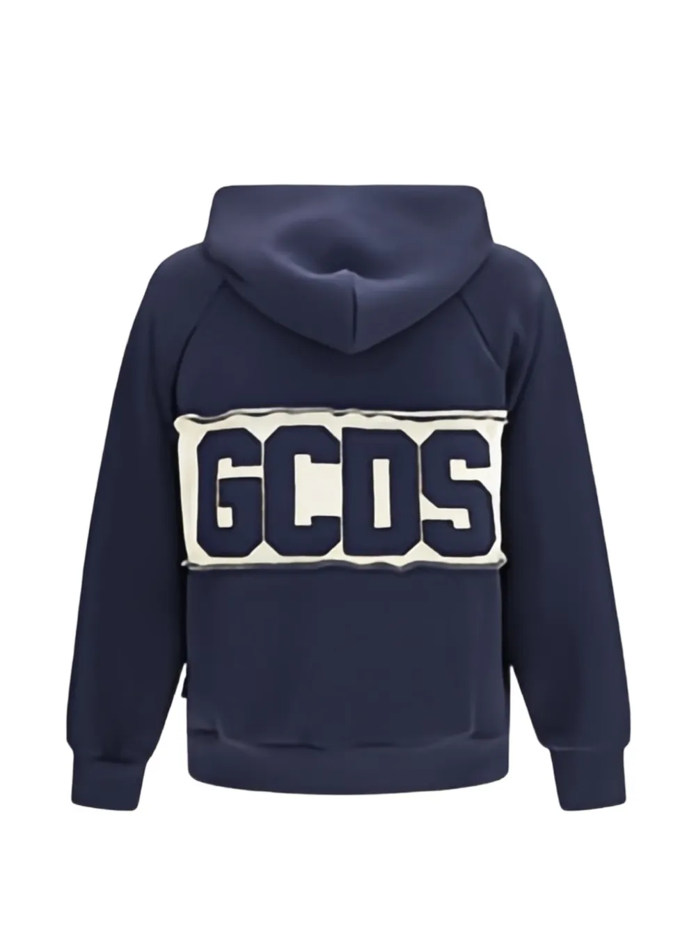 GCDS logo-patch hoodie Blauw