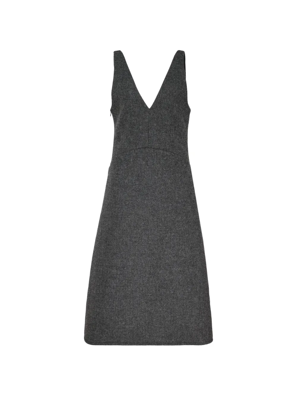 Enföld sculpted-hem woven midi dress - Grigio