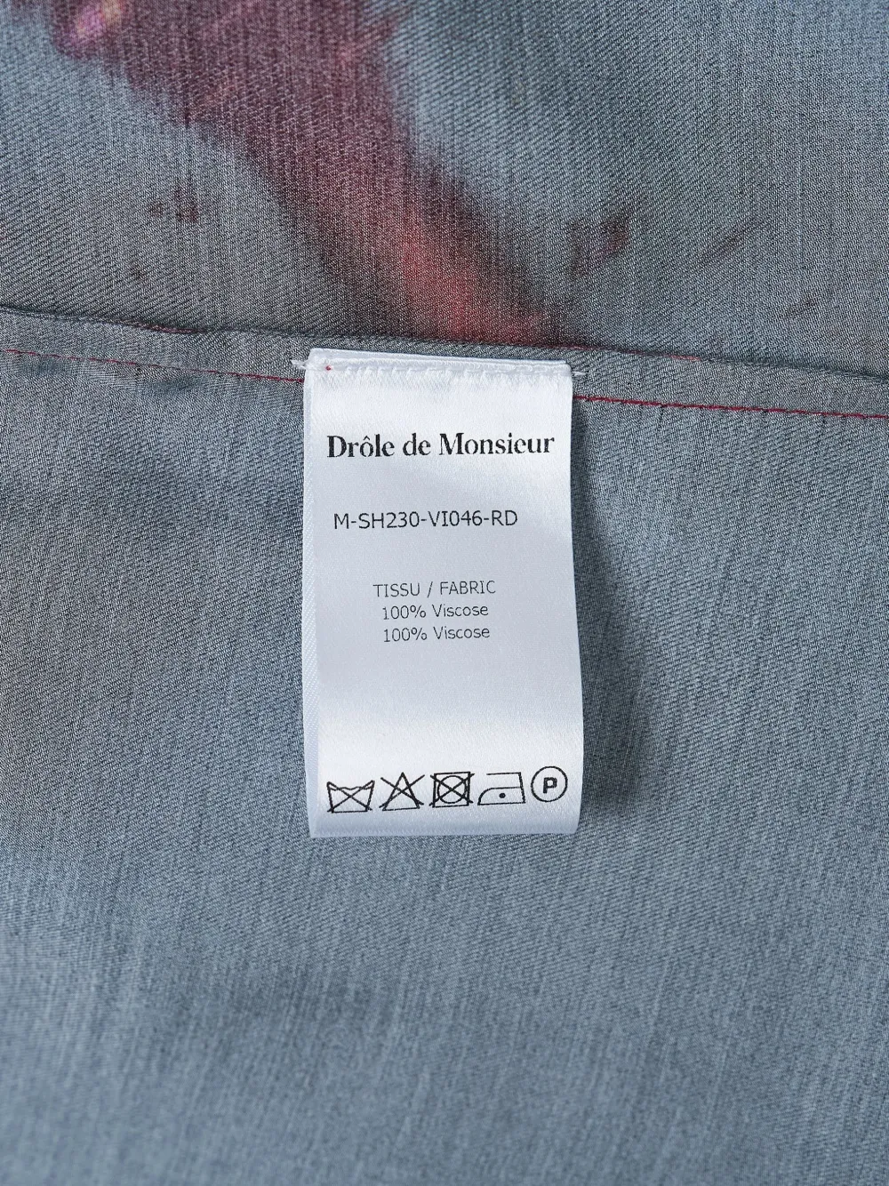 Drôle De Monsieur Notcha overhemd met korte mouwen en grafische print Zwart