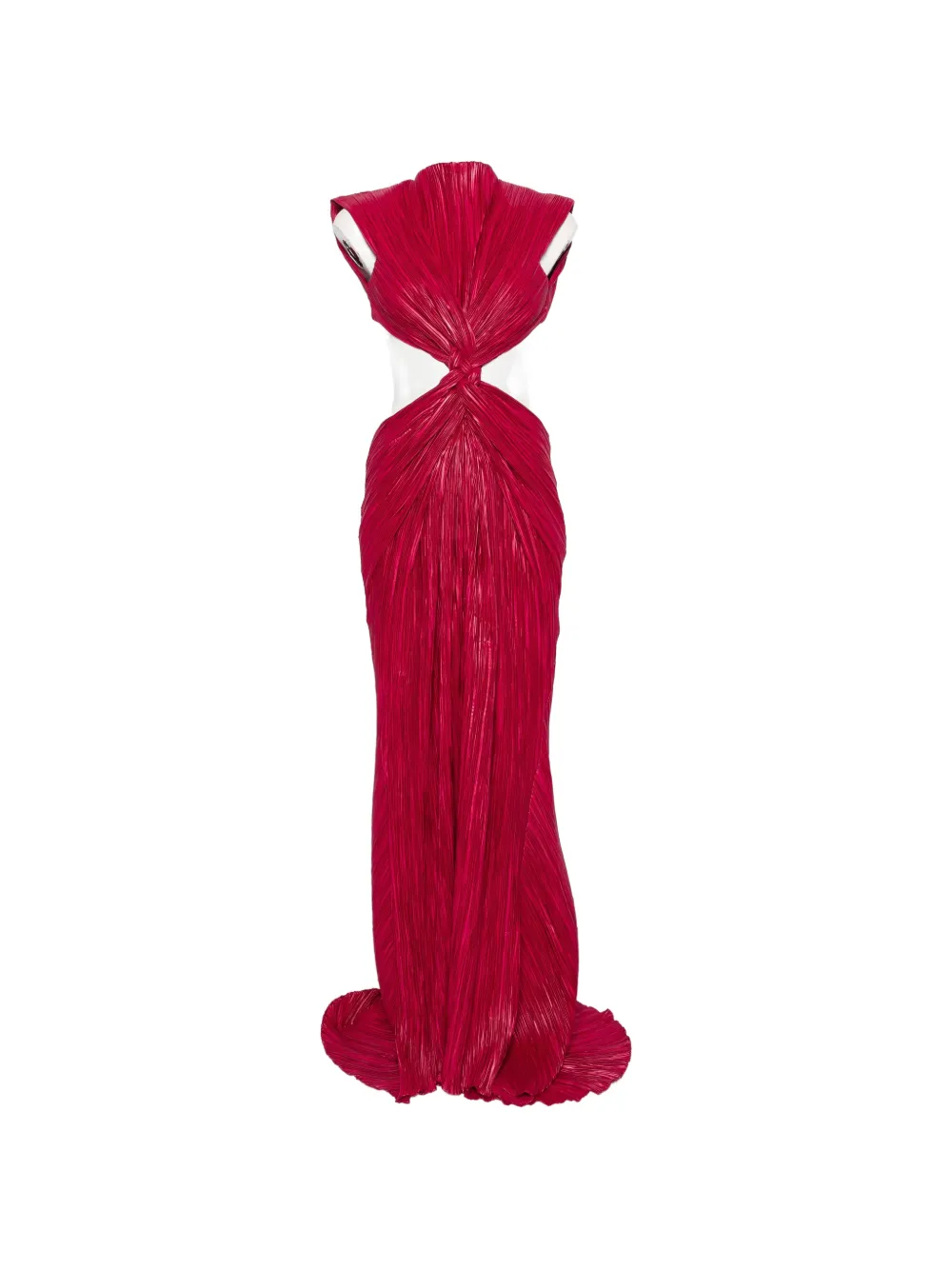 Cult Gaia pleated cut-out maxi dress - Pink