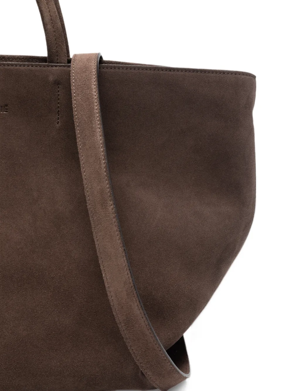 Vic Matie logo-debossed tote bag Bruin
