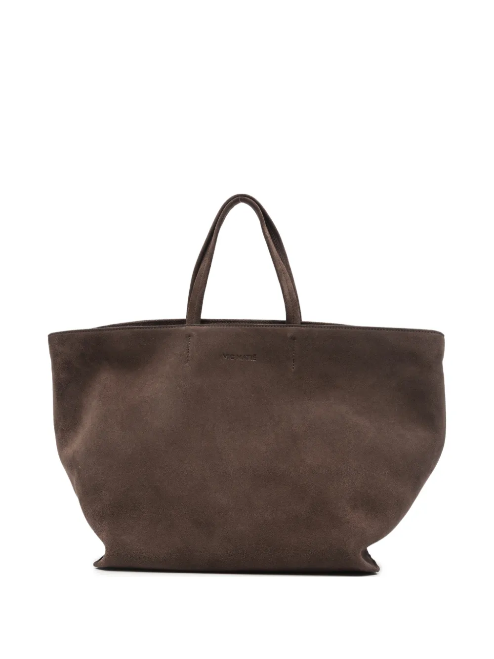 Vic Matie logo-debossed tote bag Bruin