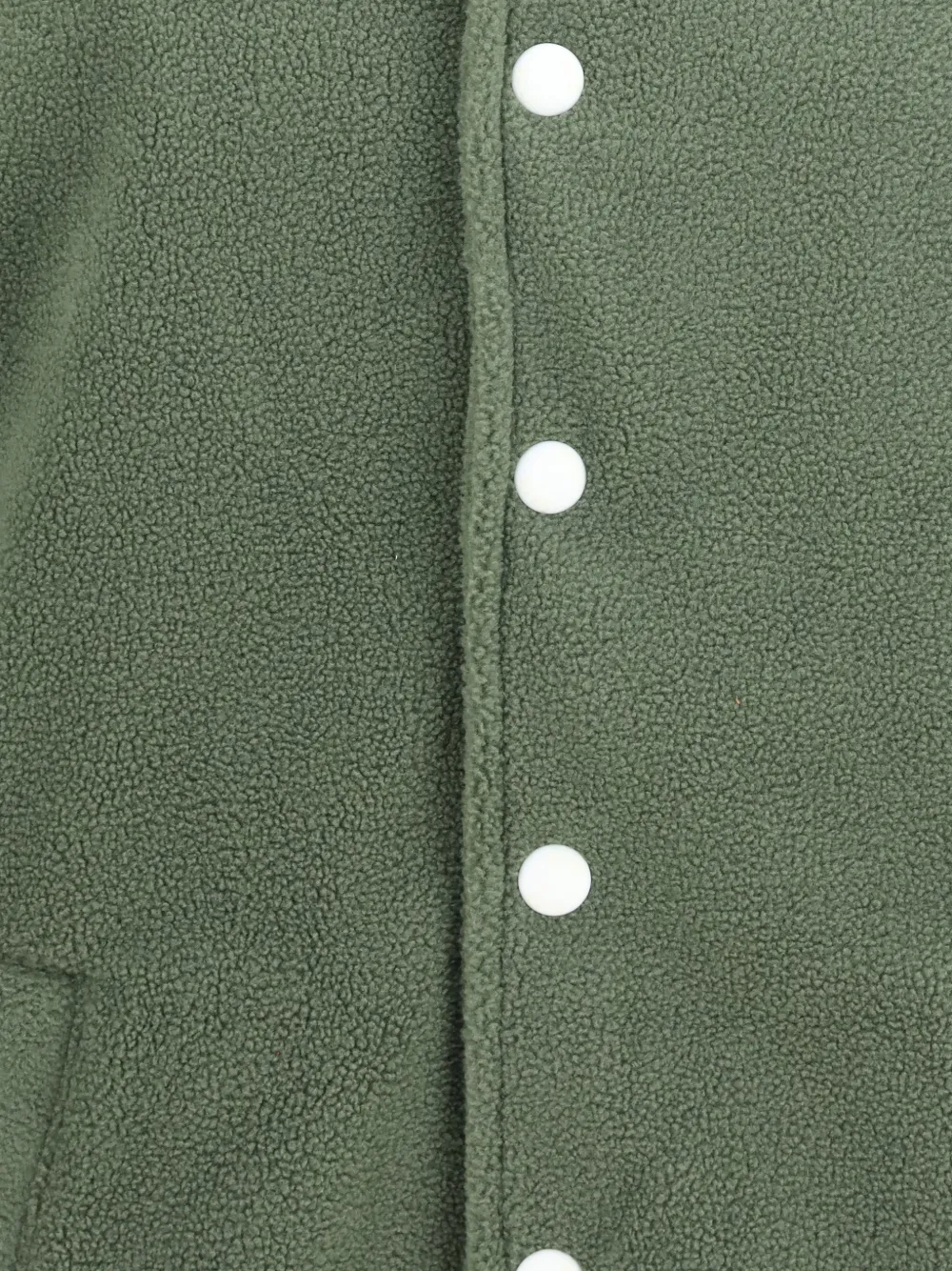 GCDS logo-embroidered bomber jacket Groen