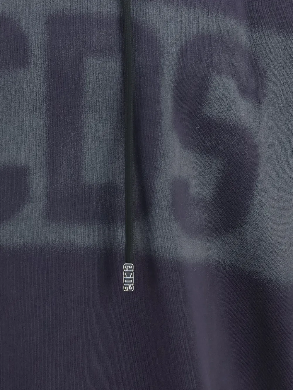 GCDS Spray Logo hoodie Grijs
