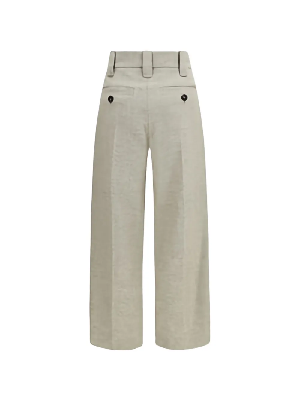 Brunello Cucinelli pleated wide-leg trousers Grijs