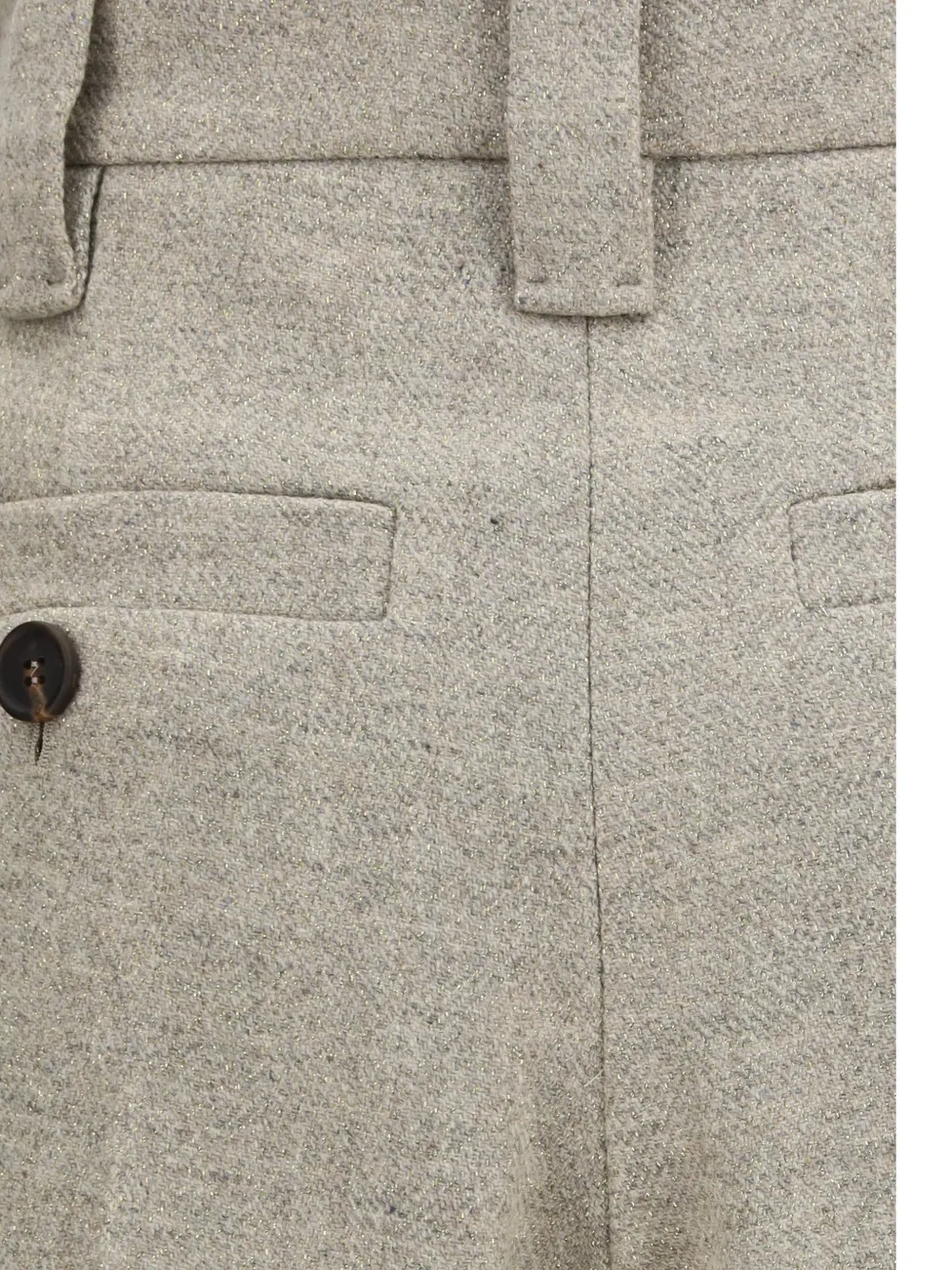 Brunello Cucinelli pleated wide-leg trousers Grijs