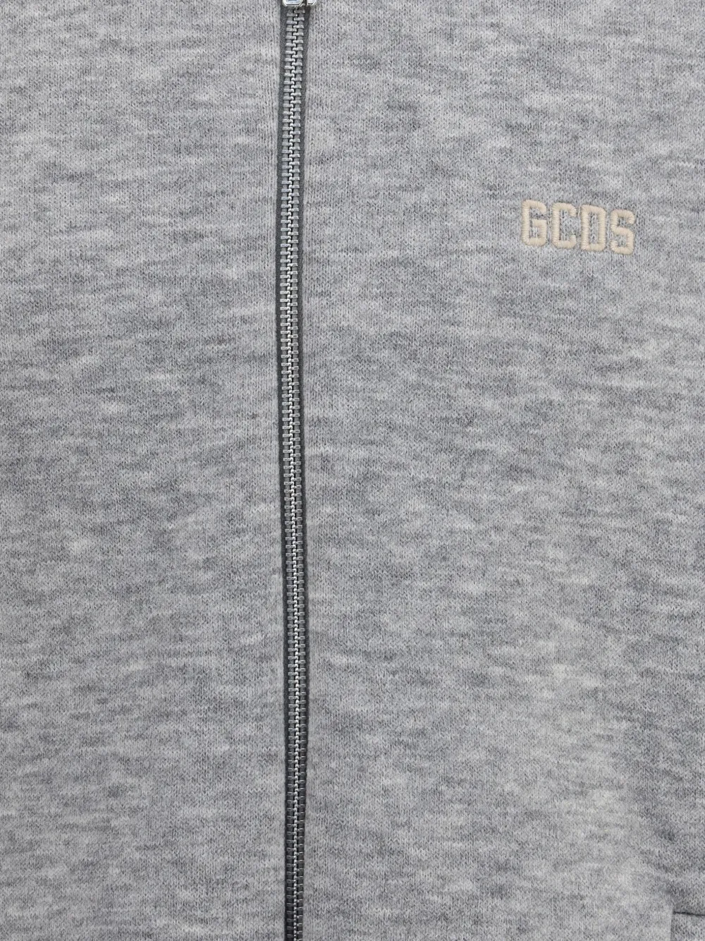 GCDS logo-patch hoodie Grijs