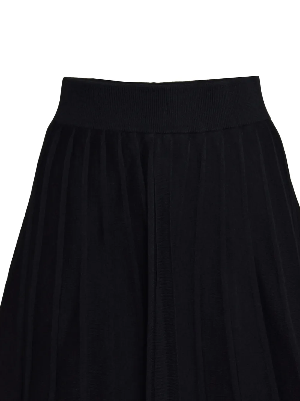 MC2 Saint Barth pleated knitted mini skirt Zwart