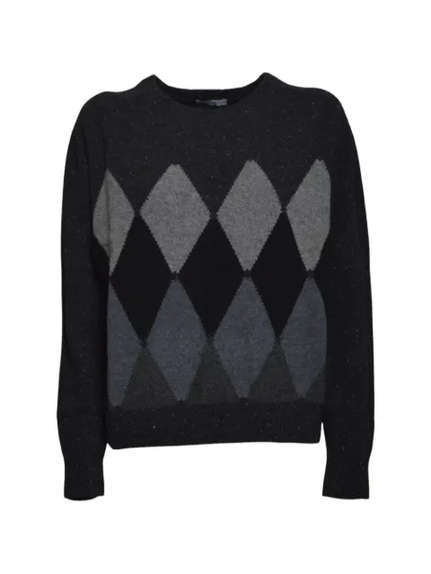Ballantyne argyle-intarsia sweater