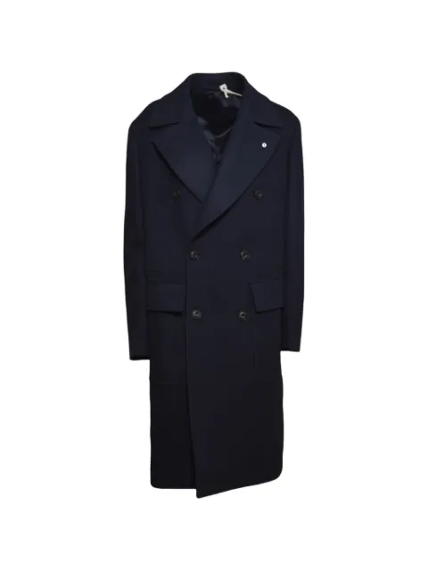 L.B.M. 1911 double-breasted peak-lapel coat