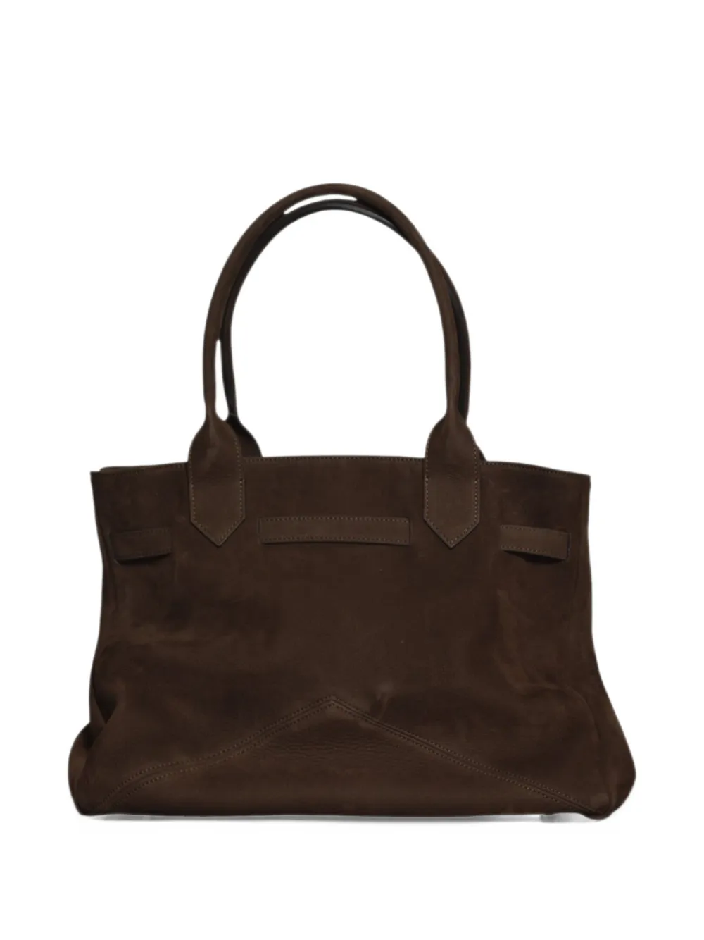 Ballantyne medium Kate 993 buckle-detail suede tote bag Bruin