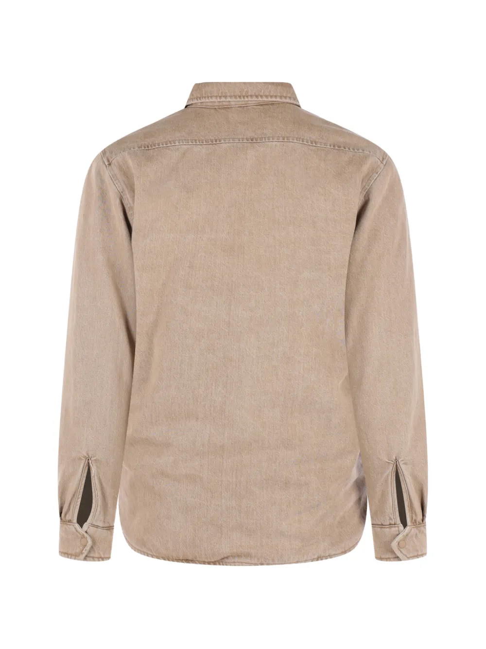 ASPESI button-up denim jacket Beige