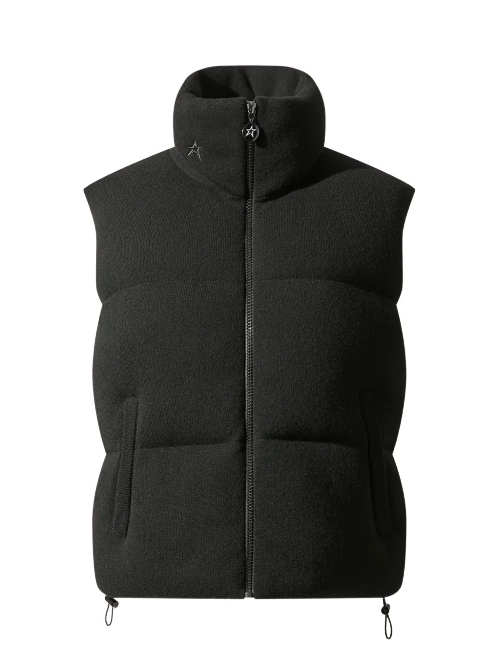 Perfect Moment merino wool & cashmere down gilet Zwart