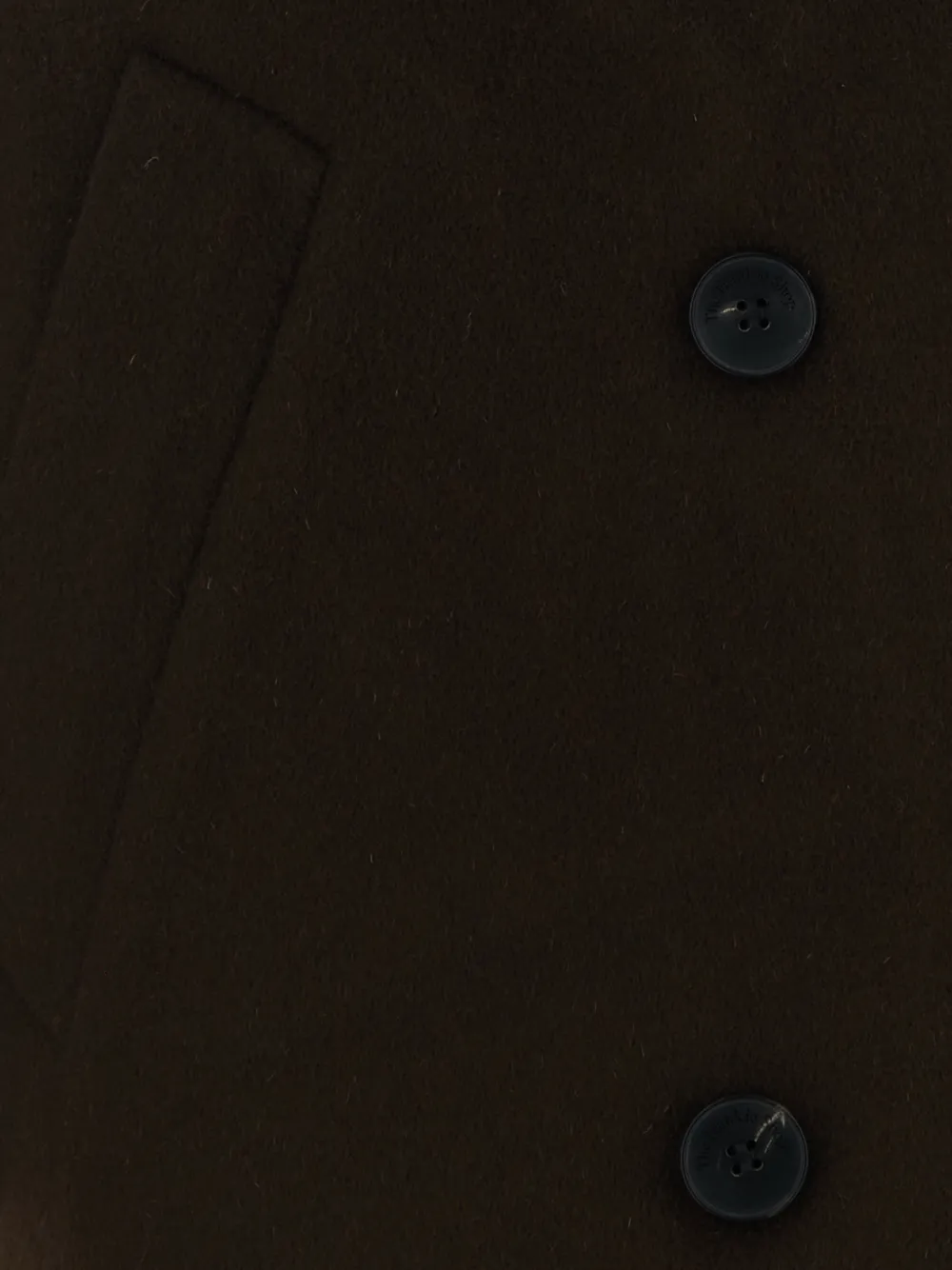 The Frankie Shop Gaia double-breasted coat Bruin
