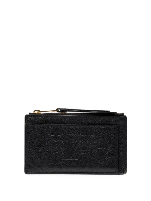 Louis Vuitton Pre-Owned 2020 Monogram Empreinte Zipped card holder