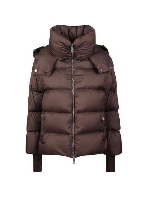 Add hooded padded coat