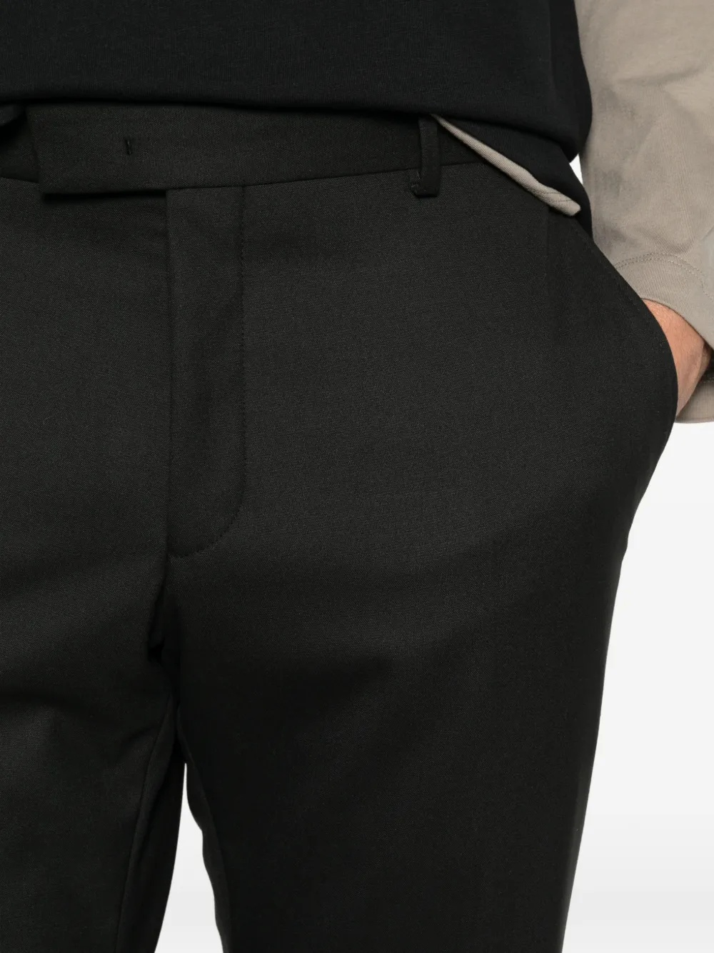 Karl Lagerfeld straight-leg tailored trousers Zwart