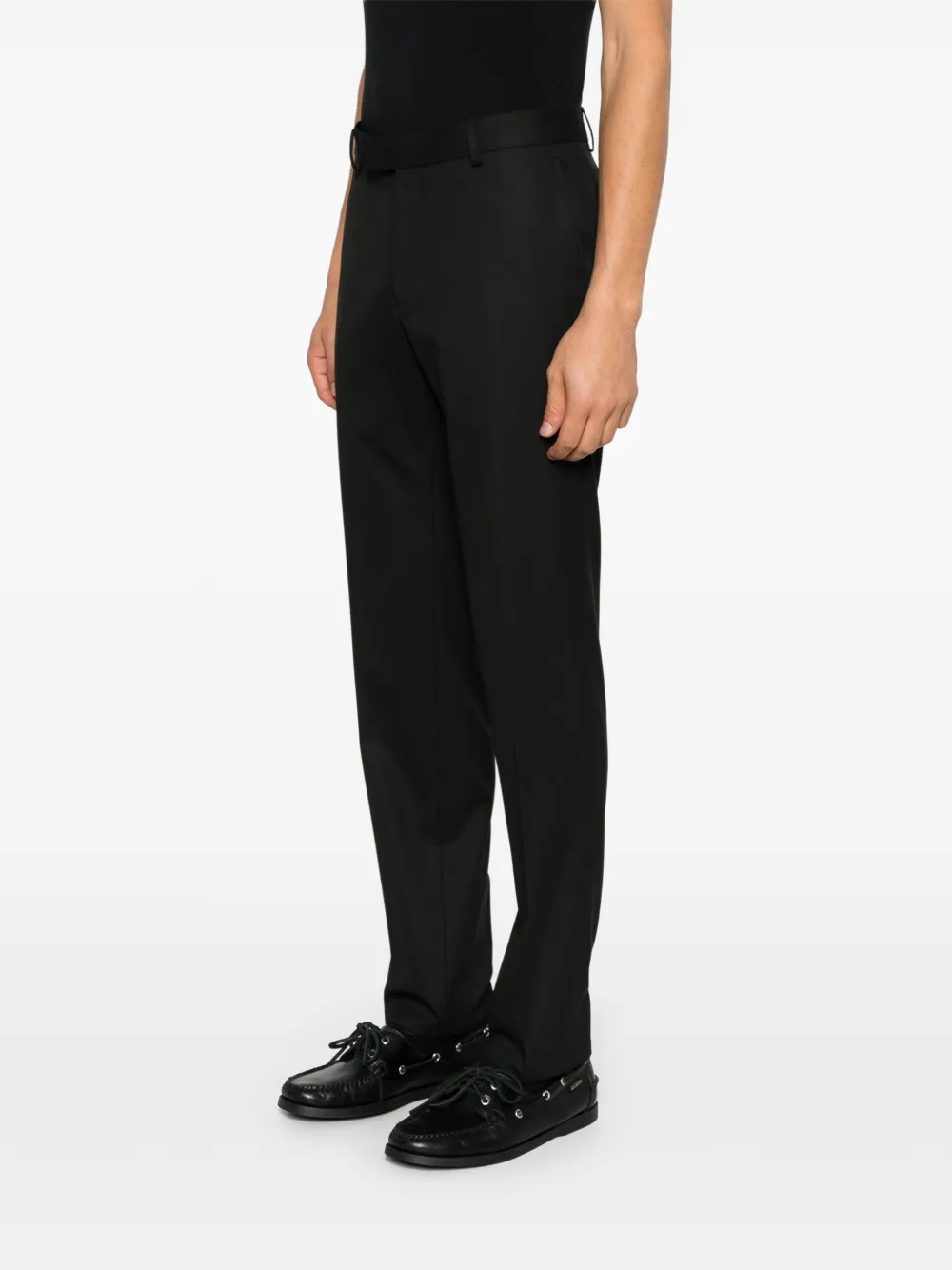 Karl Lagerfeld straight-leg tailored trousers Zwart