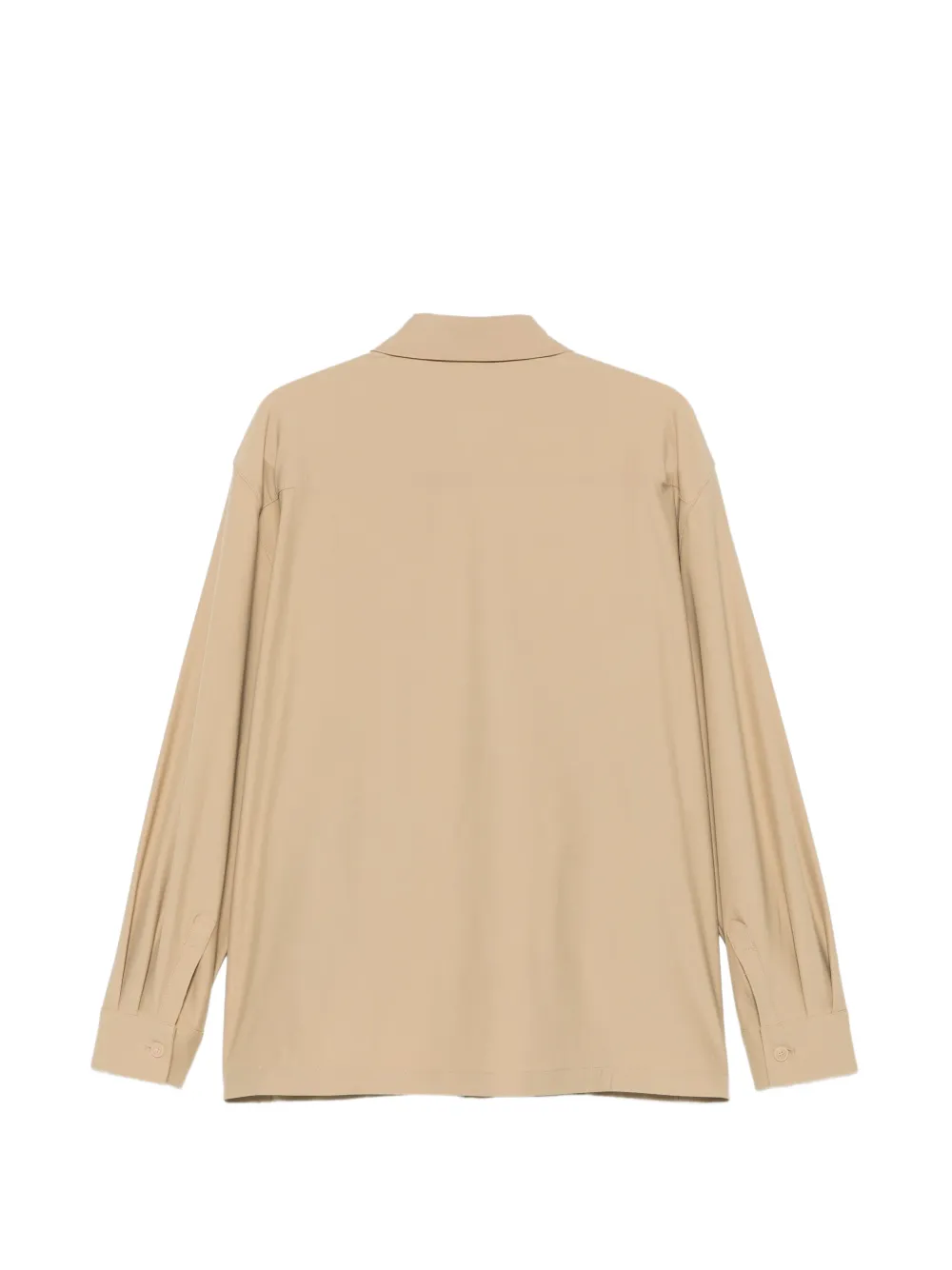 Karl Lagerfeld flap-pocket shirt Beige