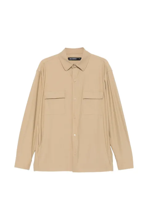 Karl Lagerfeld flap-pocket shirt