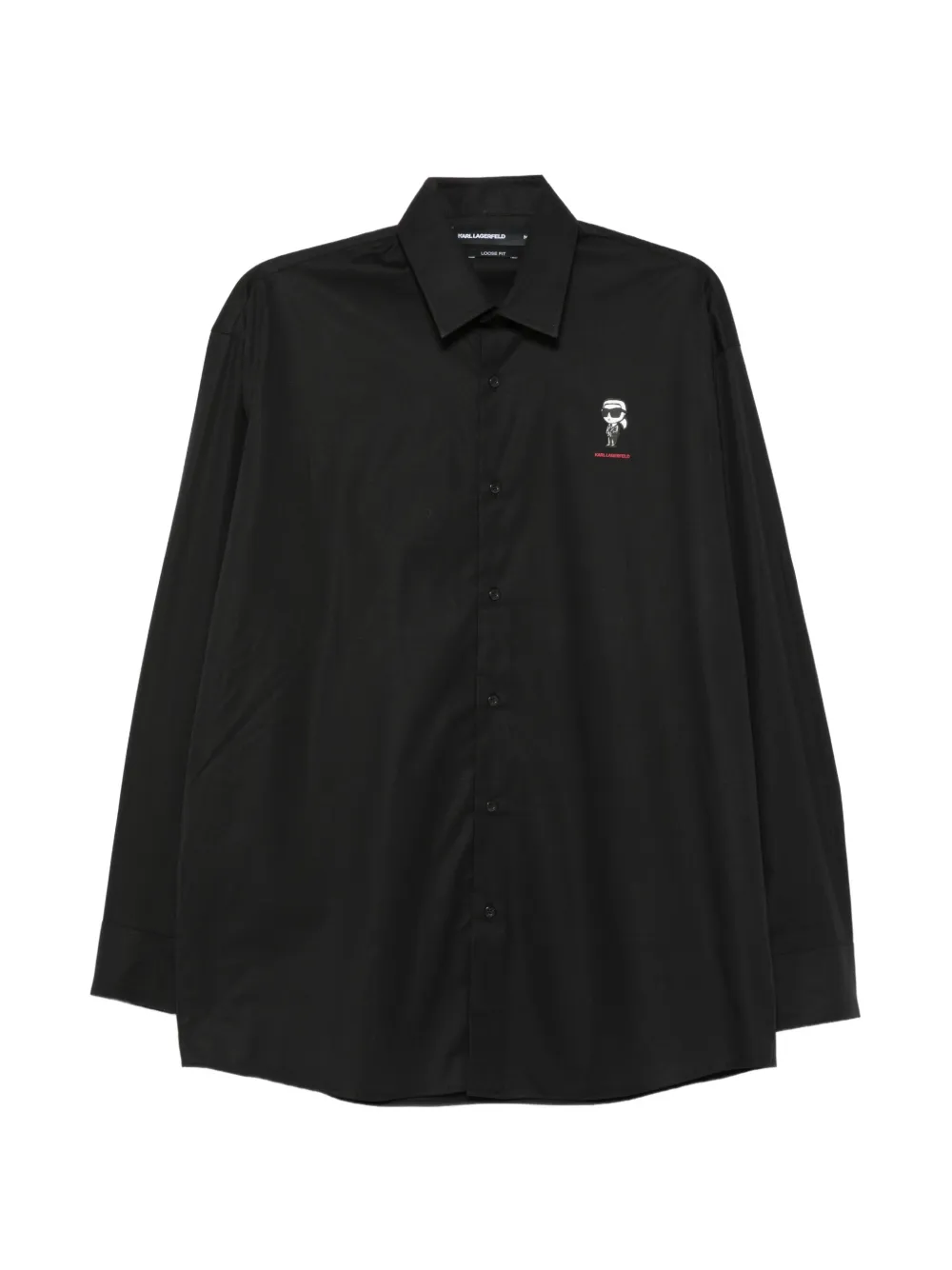 Karl Lagerfeld Ikonik patch shirt - Nero