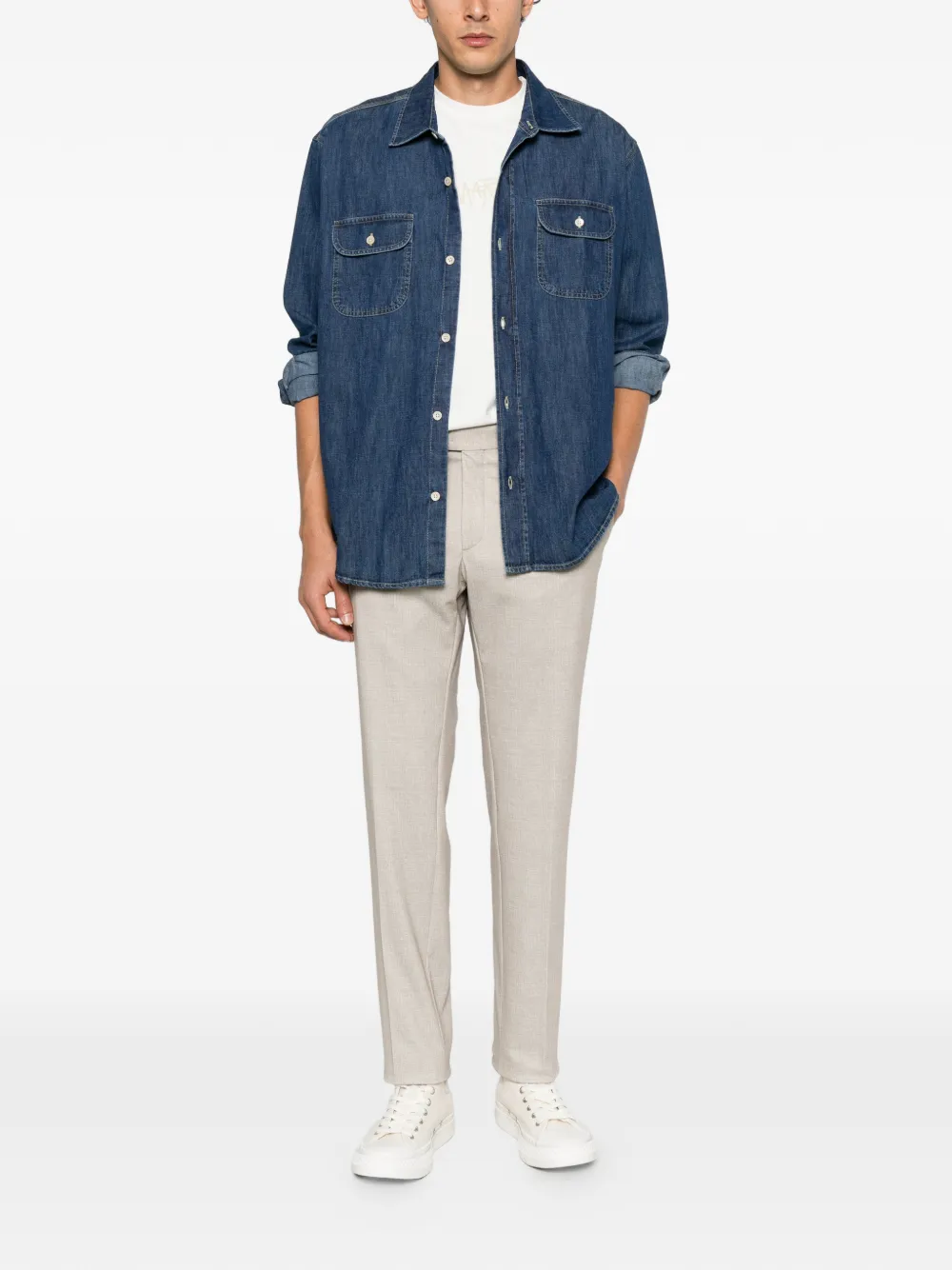 Karl Lagerfeld Road tailored trousers Beige