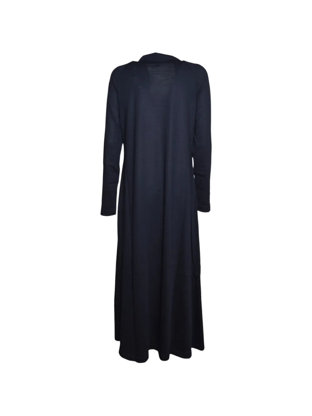 ASPESI long-sleeve polo-collar maxi dress Blauw