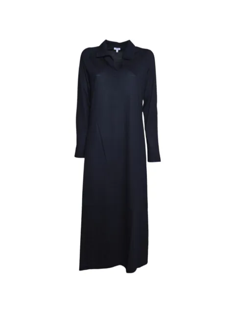 ASPESI long-sleeve polo-collar maxi dress