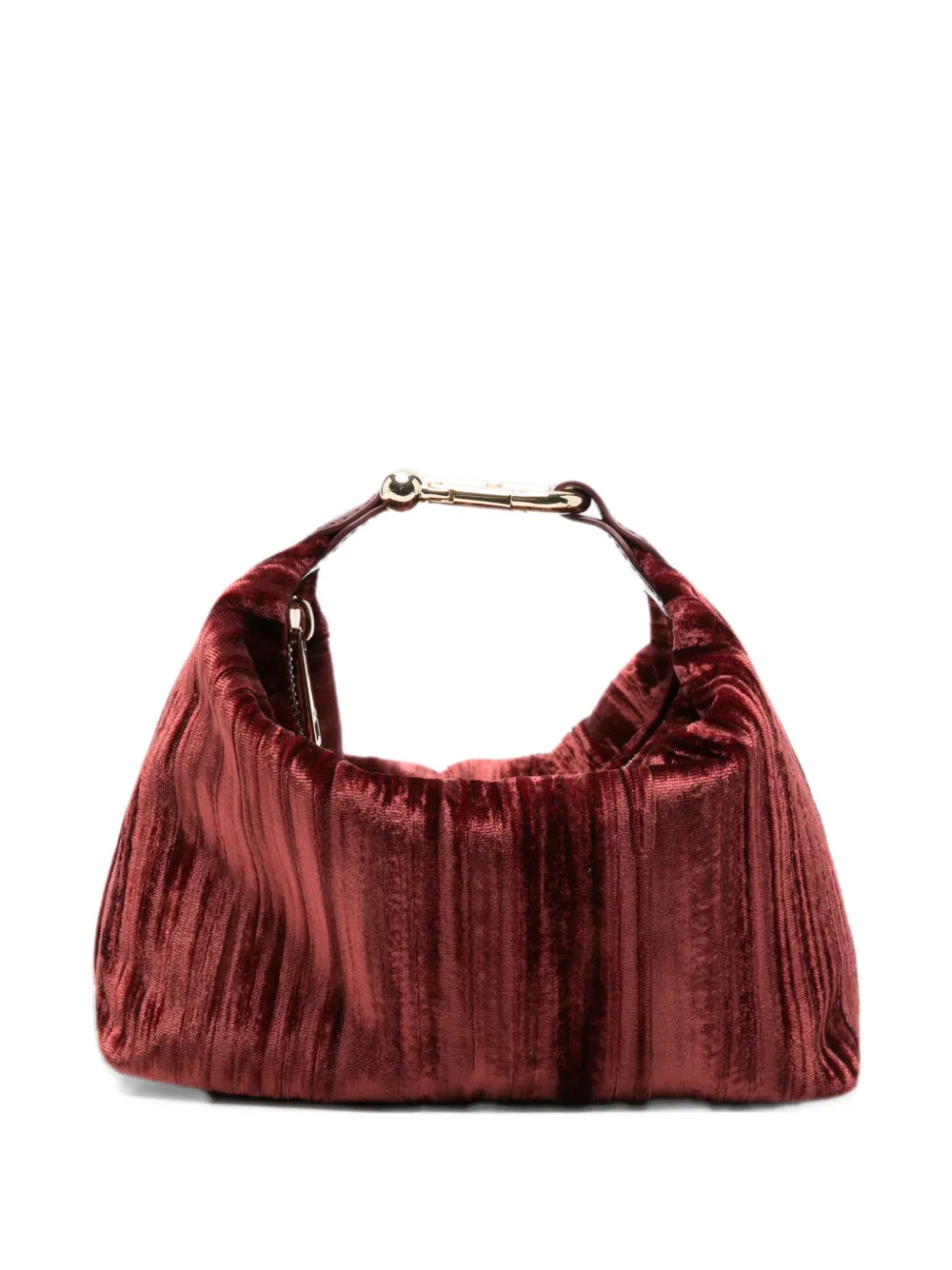 Furla Tonie crinkled-effect tote bag Rood