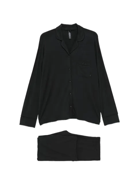 Skims logo-embroidered button-up pyjama