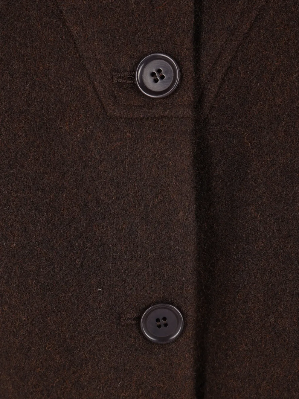 ASPESI ribbed-trim virgin wool jacket Bruin