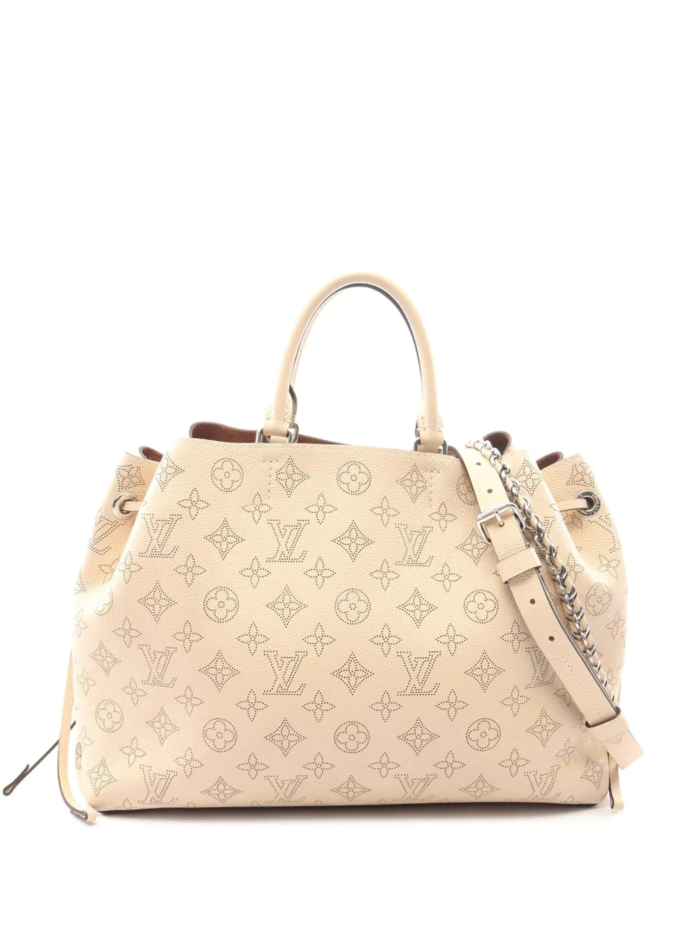 Louis Vuitton Pre-Owned 2021-2026 Monogram Mahina Bella Tote satchel - Nude