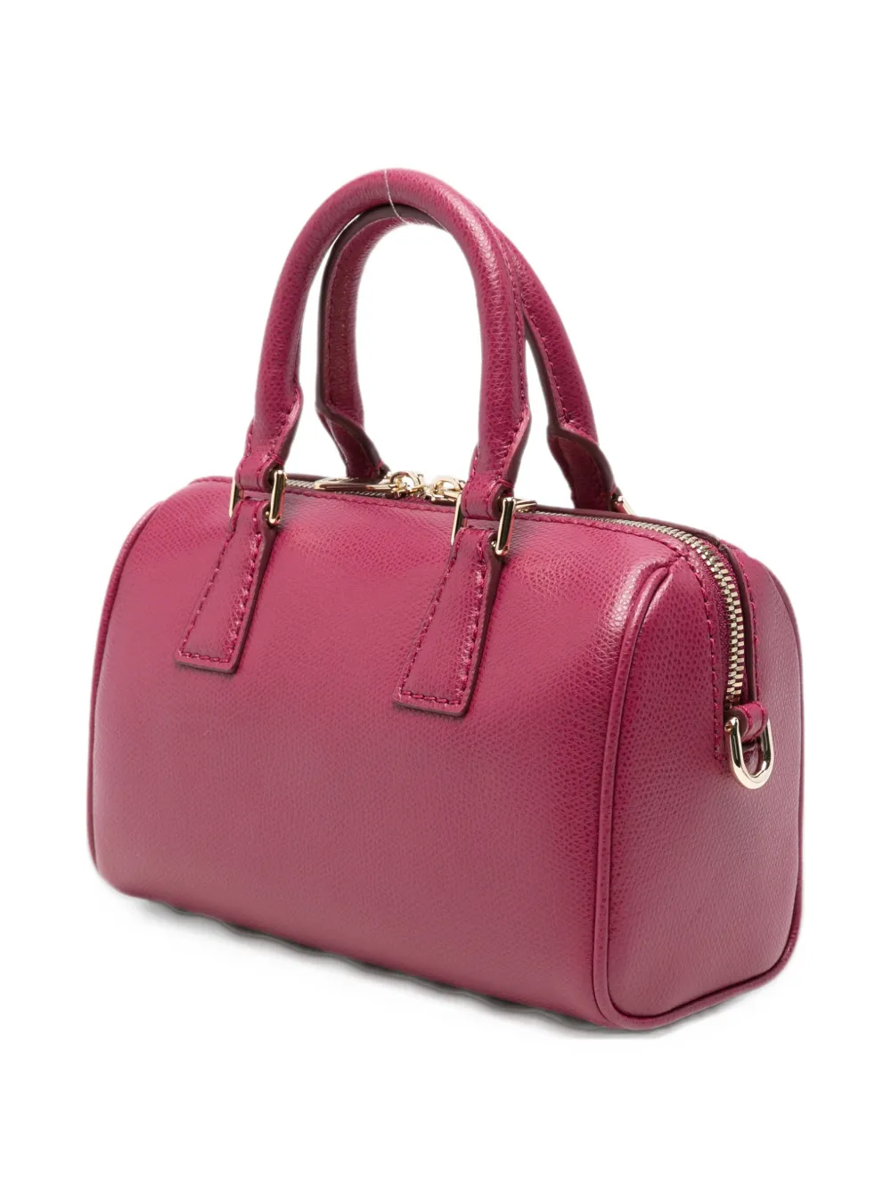 Furla Mini-tas met logo-plakkaat en korreleffect Rood