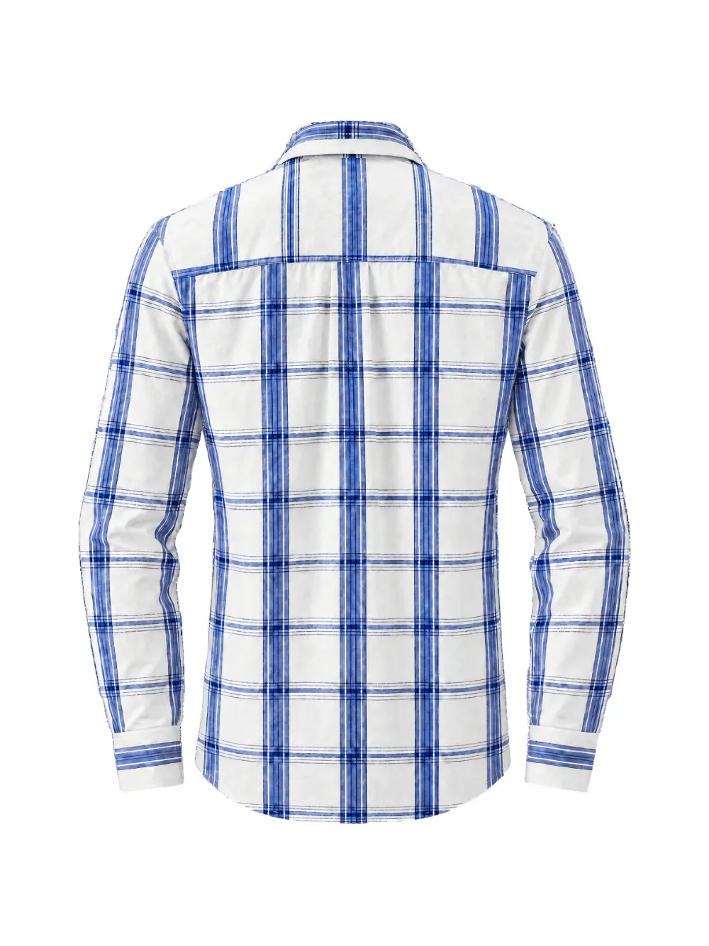 Paul Smith check-print chest-pocket shirt Wit