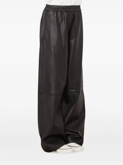 Officine Generale Joni wide-leg leather trousers