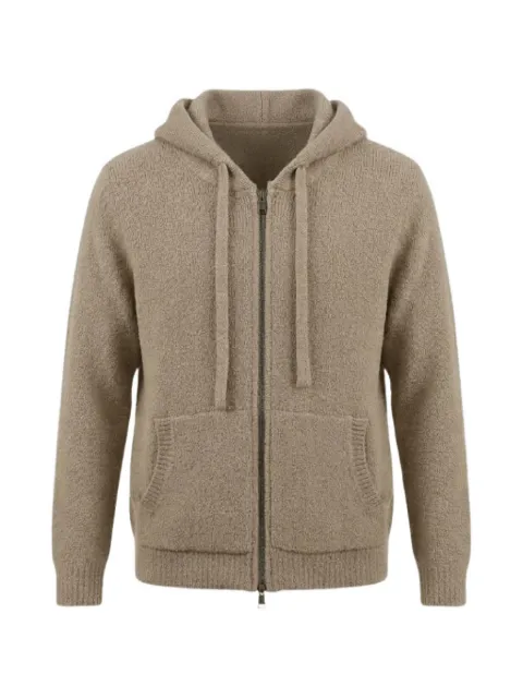 Roberto Collina zip-up hooded cardigan