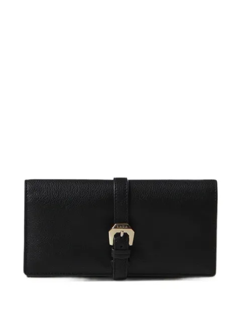 BIASIA buckle-detail pebbled-effect wallet